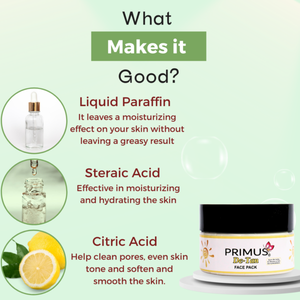 Primus Detan Face Pack 200 gram