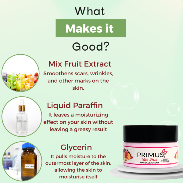 Primus Mix Fruit Massage Cream 200 gram