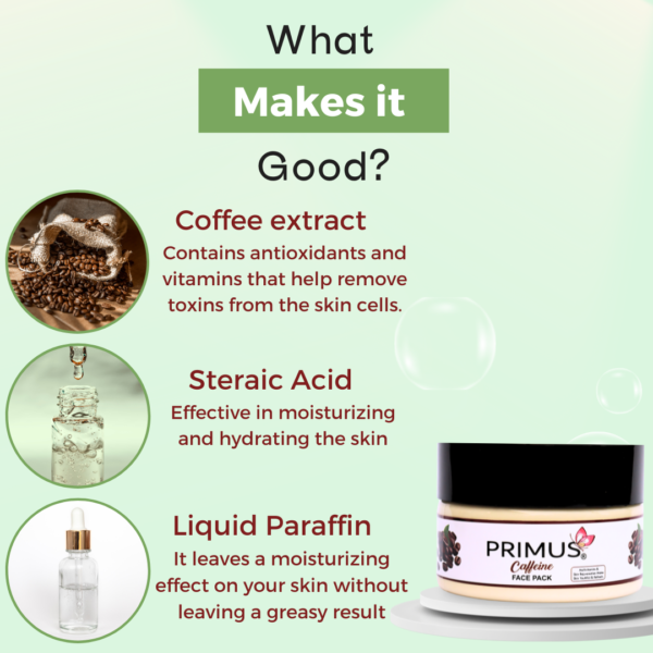 Primus Caffeine Face Pack 200 gram