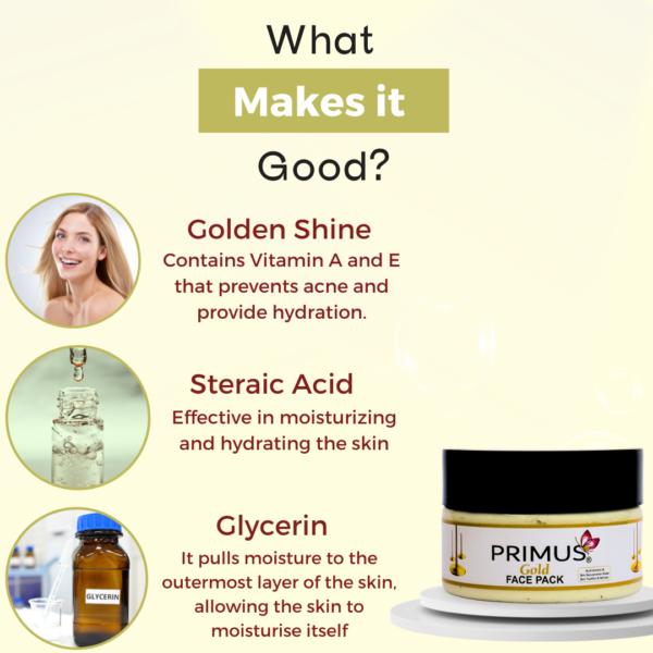 Primus Gold Face Pack 200 gram