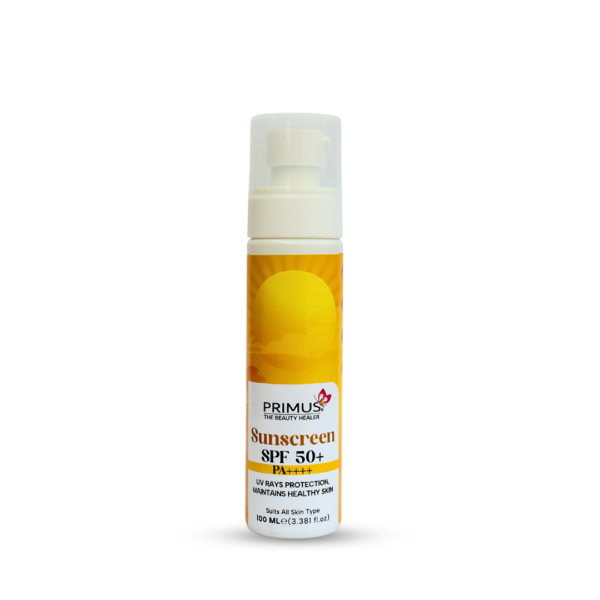 f (20) Primus Sunscreen SPF 50 PA++++ with Niacinamide, Shea butter & Vitamin C
