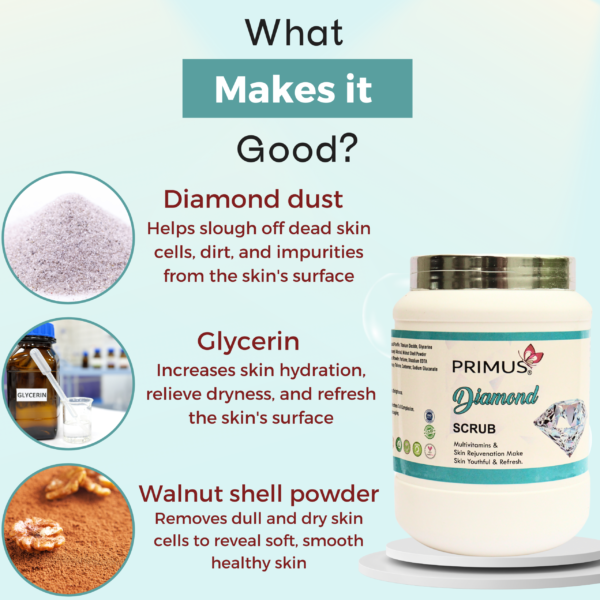 Copy of Copy of Copy of Copy of Copy of Copy of Copy of Copy of Copy of Aloe vera Extract (3) Primus Diamond Massage Scrub (800gram)