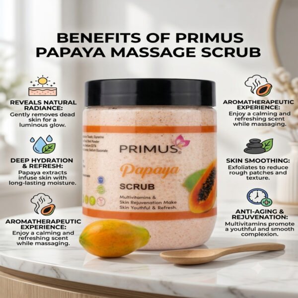 Primus Papaya Massage Scrub (800gram)