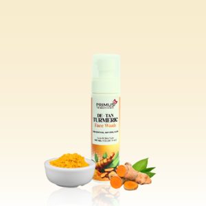 Primus De-Tan Turmeric Face Wash With Natural glow, 100 ML