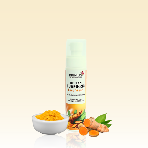 Untitled design (37) Primus De-Tan Turmeric Face Wash With Natural glow, 100 ML