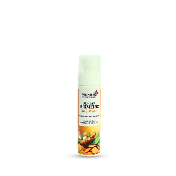 f (2) Primus De-Tan Turmeric Face Wash With Natural glow, 100 ML