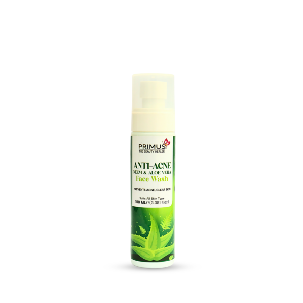 f (3) Primus Anti Acne Neem & Aloe vera Face Wash, 100 ML