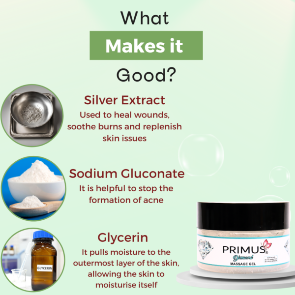 Copy of Copy of Copy of Copy of Copy of Copy of Aloe vera Extract Primus Diomond Massage Gel 200 gram