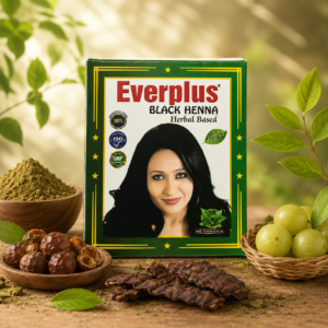 Everplus Black Henna Hair Color (6x10 Grams)