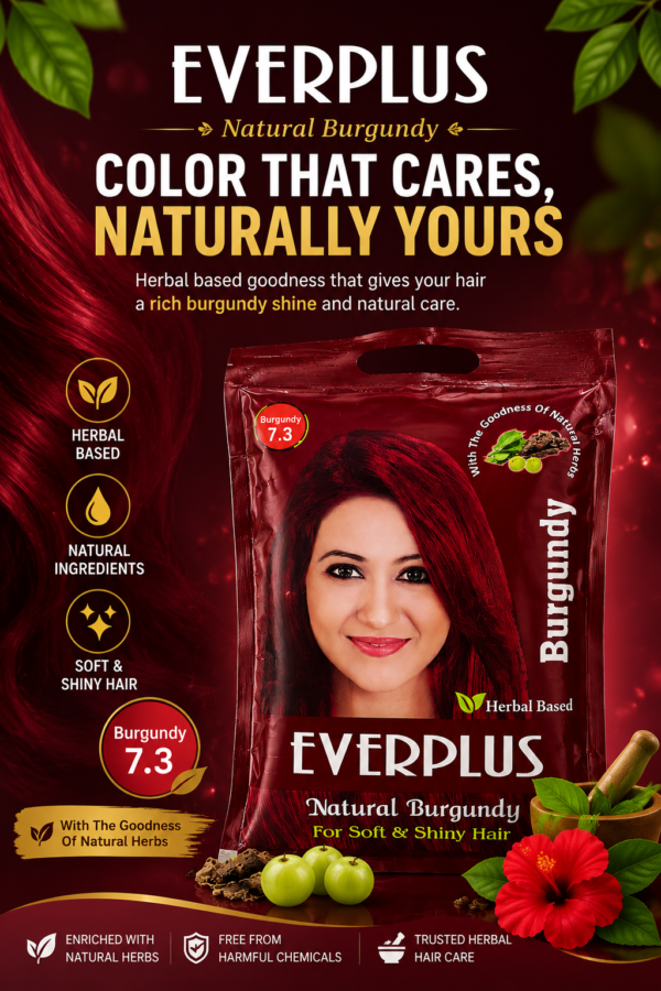 Everplus Burgundy Henna Powder