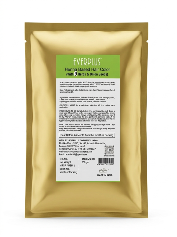 back Everplus Black Henna Powder (250gm)