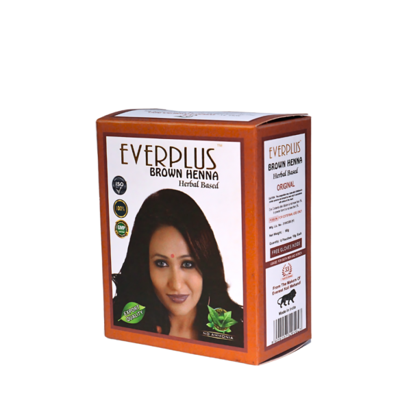brown henna Everplus Brown Henna Powder Hair Color (10gm X 30Pouches)