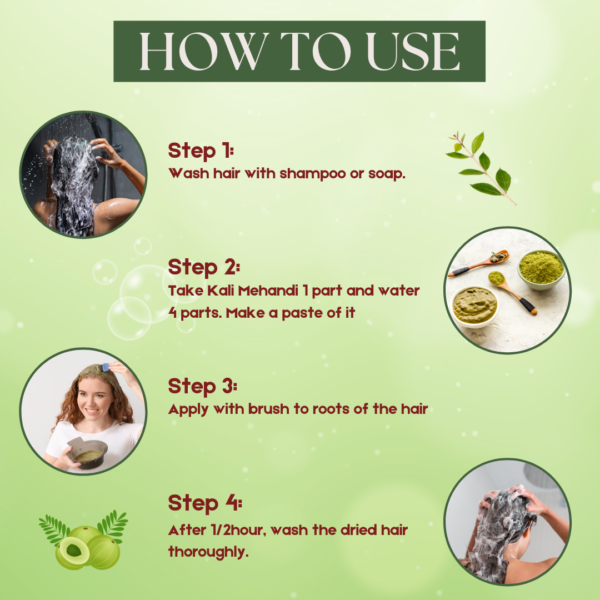 brown henna how to use Everplus Brown Henna Powder Hair Color (10gm X 30Pouches)