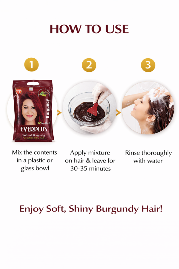 Everplus Burgundy Henna Powder