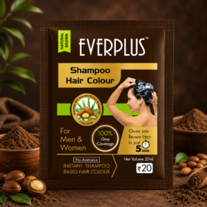 Everplus Instant Hair Colour Shampoo Brown (Pack of 20)