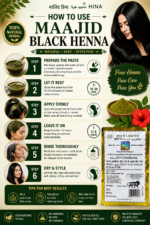 Maajid Black Henna Powder(Pack 0f 5) (5X50Gm) - Image 5