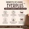 Everplus Instant Hair Colour Shampoo Brown (Pack of 20)
