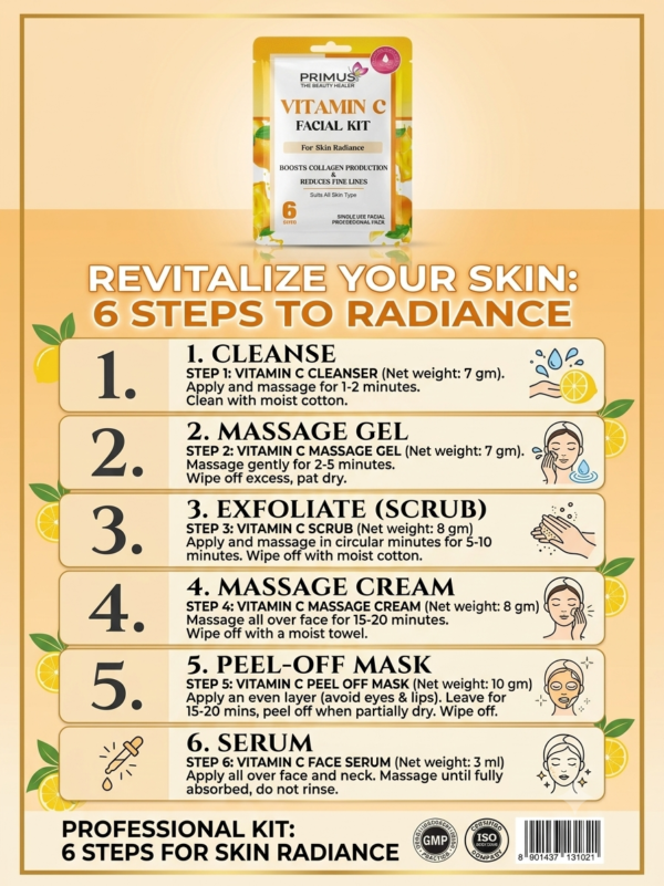 Primus Vitamin C Facial Kit (43gm)