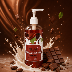 7275c128-07bf-4545-97d0-a494f4d62fe5 Primus Chocolate Shower Gel - Luxurious Moisturizing Body Wash for Dry, Dull Skin | Rich Cocoa Fragrance | Hydrating Formula | All Skin Types | 500ML