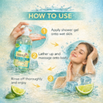 Mint & Lime ice Shower gel How to use