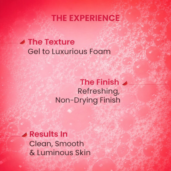 Watermelon shower gel Texture