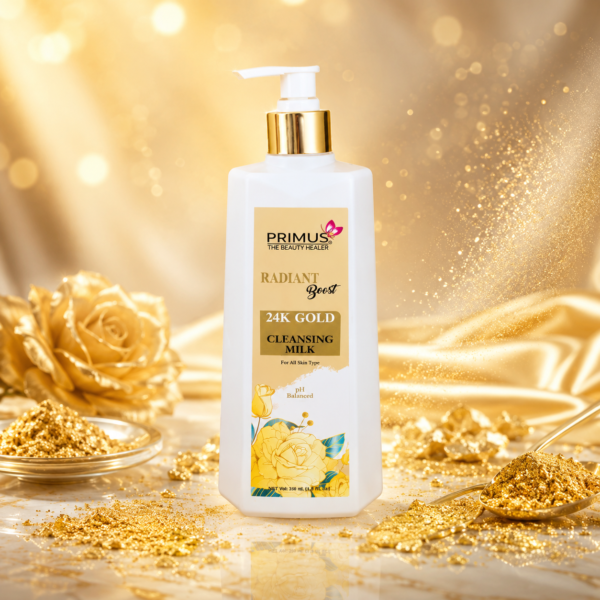 gold cleansing milk Primus 24K Gold Cleansing Milk – Luxurious Gold Infused Gentle Cleanser 500 ML