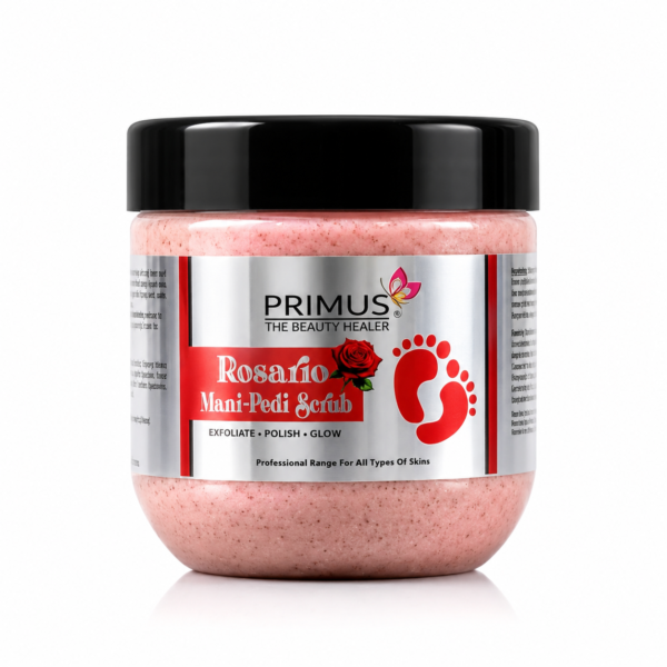 Primus Rosario Mani-Pedi Scrub (400gm) – Salon-Style Hand & Foot Care Scrub for Smooth, Refreshed Skin
