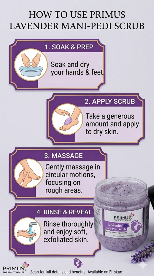 Lavender Mani-Pedi Scrub