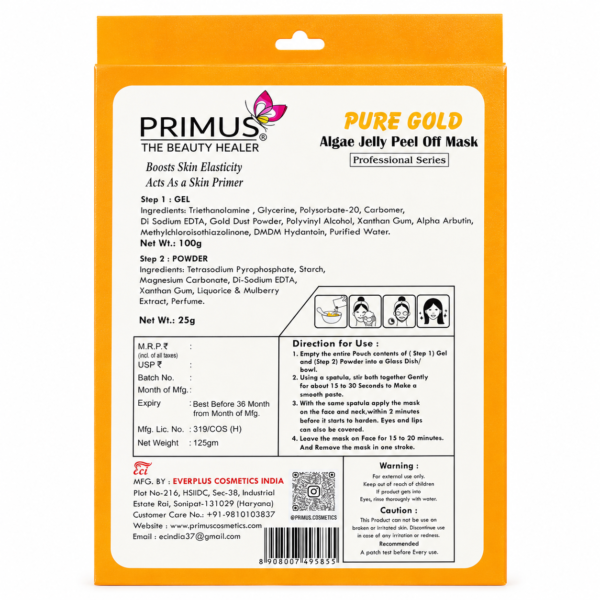 0F58BCDD-D6C6-41BF-917A-9538052D89FF Primus Pure Gold Algae Jelly Peel Off Mask | Luxury Gold Hydro jelly Face Mask (125g)