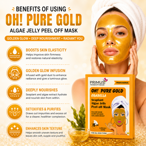 3D802797-33EA-42C2-9001-0E9C9CA21CE2 Primus Pure Gold Algae Jelly Peel Off Mask | Luxury Gold Hydro jelly Face Mask (125g)
