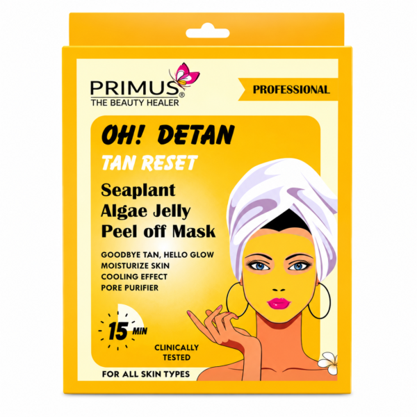 58352D1F-03C1-47DB-96FB-35A873653438 Primus De-Tan Algae Jelly Peel Off Mask | Brightening & Tan Removal Hydro jelly Face Mask (125g)