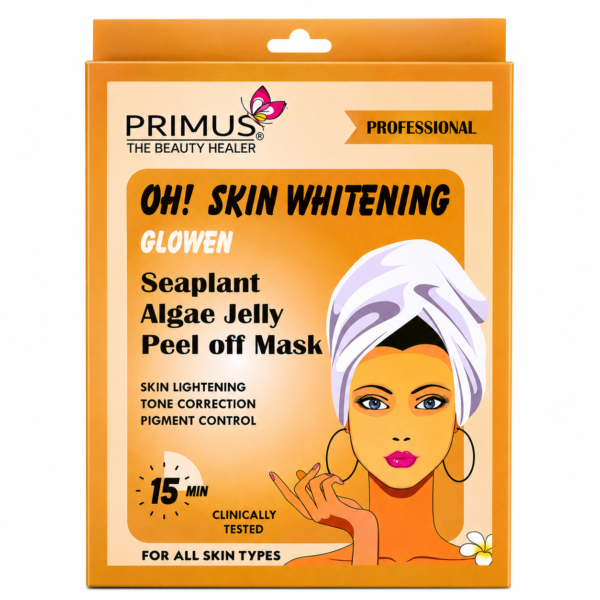 97AAC378-1412-495A-975F-9BEF0485F2F3 Primus Skin Whitening Algae Jelly Peel Off Mask | Brightening & Pigmentation Care Hydro jelly Face Mask (125g)