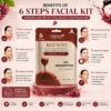 Primus Red Wine 6-Step Facial Kit | Antioxidant Facial Kit for Glowing & Youthful Skin (53gm)
