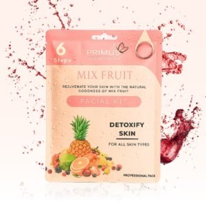 Primus Mix Fruit facial kit Primus Mix Fruit 6-Step Facial Kit | Fruit Facial Kit for Glowing & Radiant Skin (53gm)