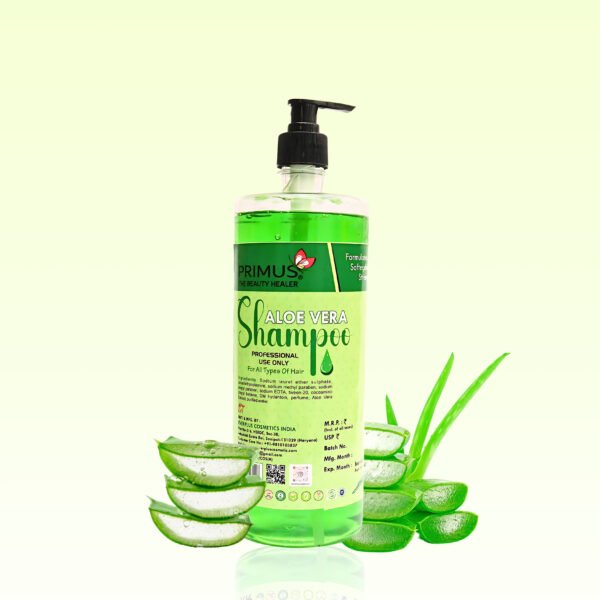 Primus aloe vera shampoo Primus Aloe Vera Shampoo – Hydrating & Nourishing Shampoo for Soft, Smooth & Healthy Hair | For All Hair Types (1000ml)