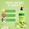 Primus green apple shampoo ingredients Primus Green Apple Shampoo – Refreshing & Nourishing Shampoo for Soft, Shiny & Healthy Hair | For All Hair Types (1000ml)