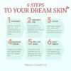 Primus korean glass facial kit how to use Primus Korean Glass 6-Step Facial Kit | Instant Brightness & Glass Skin Facial for All Skin Types (53gm)