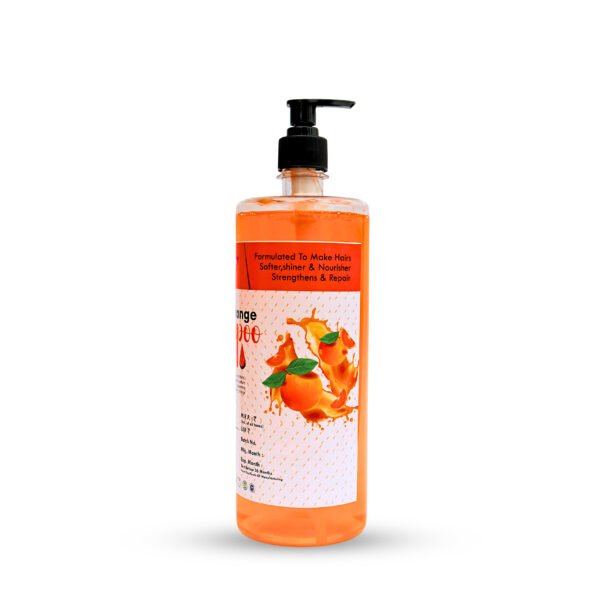 Primus Orange Shampoo – Vitamin C Enriched Nourishing & Strengthening Shampoo for Soft, Shiny & Healthy Hair | For All Hair Types (1000ml)