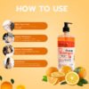 Primus Orange Shampoo – Vitamin C Enriched Nourishing & Strengthening Shampoo for Soft, Shiny & Healthy Hair | For All Hair Types (1000ml)