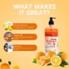 Primus Orange Shampoo – Vitamin C Enriched Nourishing & Strengthening Shampoo for Soft, Shiny & Healthy Hair | For All Hair Types (1000ml)